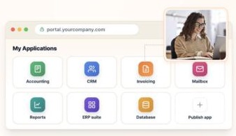 Portail web TSplus Remote Access : applications publiées, accessibles depuis n'importe quel appareil.