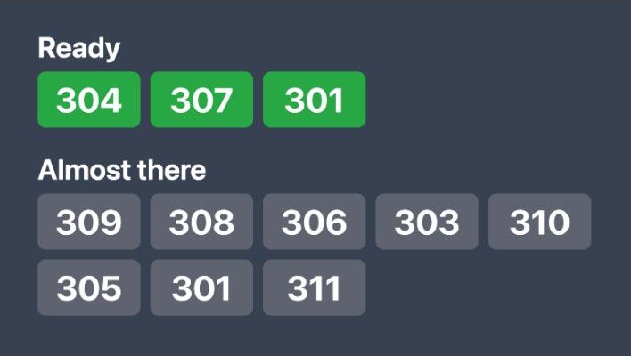 Écran Odoo listant les commandes prêtes et presque prêtes